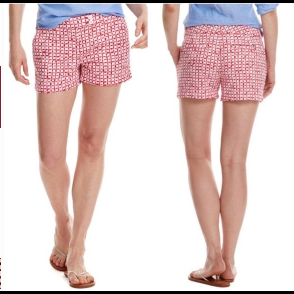 VINEYARD VINES Tie Dye Print Flat Front Shorts